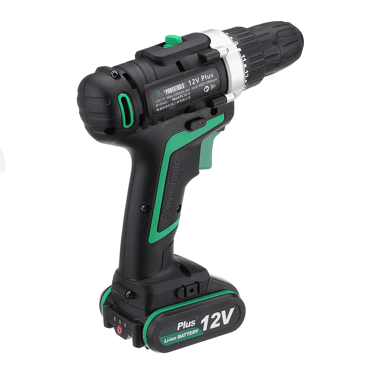 AC100-240V Electric Screwdriver Cordless Power Drill Tools Dual Speed/ Impact with Accessories