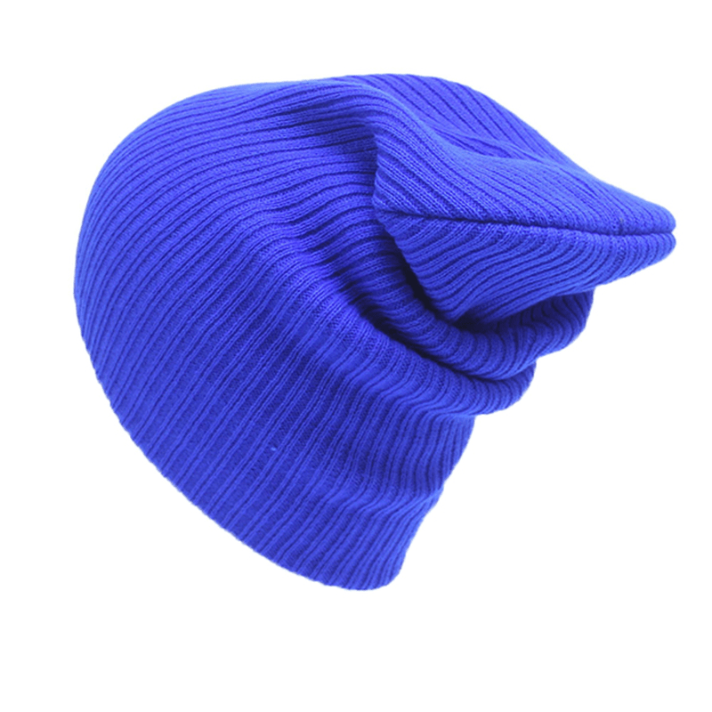 Winter Casual Knitted Warm Skullies Beanies Hats High Elastic Men Women Hat