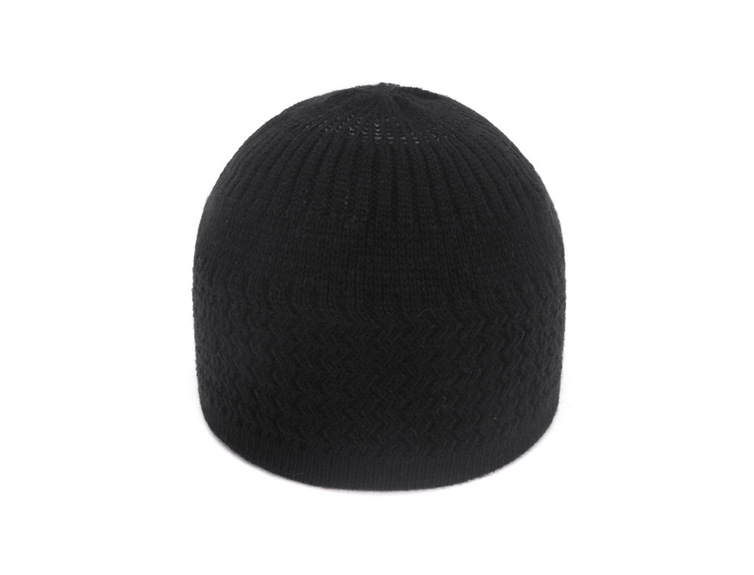 Autumn and Winter Hedging Knitted Wave Jacquard Neutral Dome Warm Woolen Toe Cap