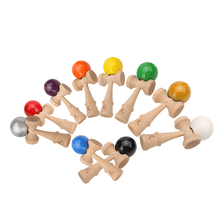 Wood Kendama Toy Professional Solid Skillful Juggling Ball Children Game Skill Toy