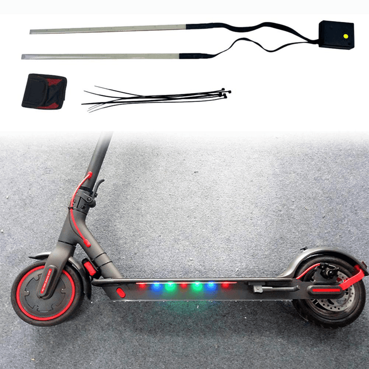 BIKIGHT Colorful Strip Light for M365 / Pro Electric Scooter 3 Modes Scooter Chassis Light Night LED Strip Light