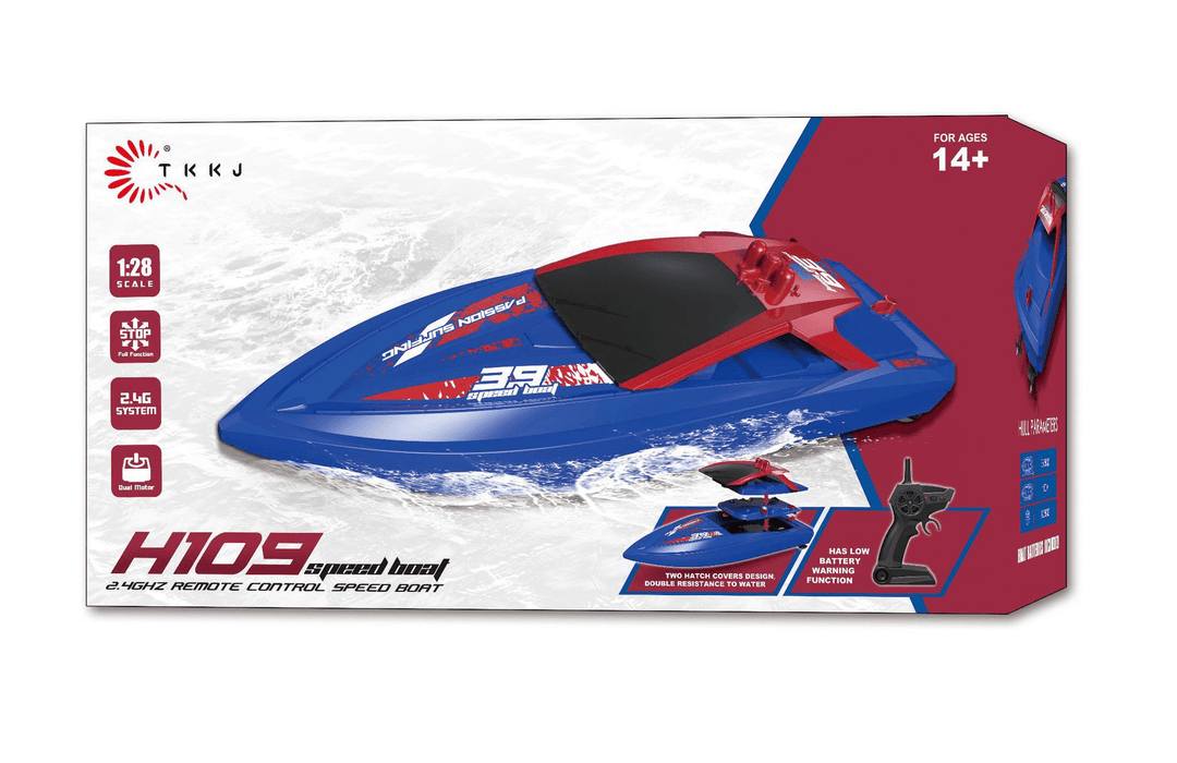 Remote Water Charging Wireless Speedboat Dual Motor