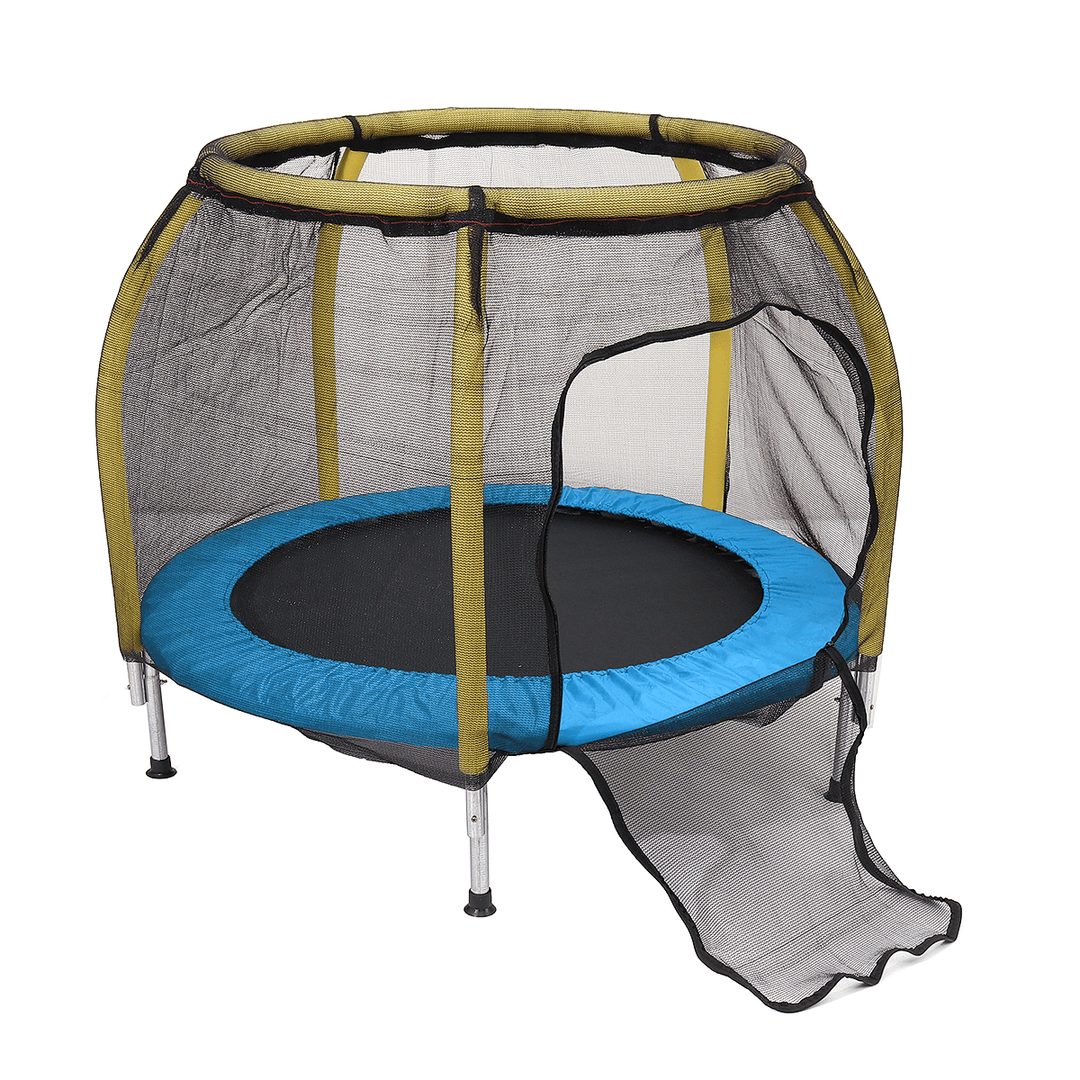 150KG Children Trampoline round Mute Fitness Safety Jumping Child Fitness Protection Bed Furniture Indoor Playground