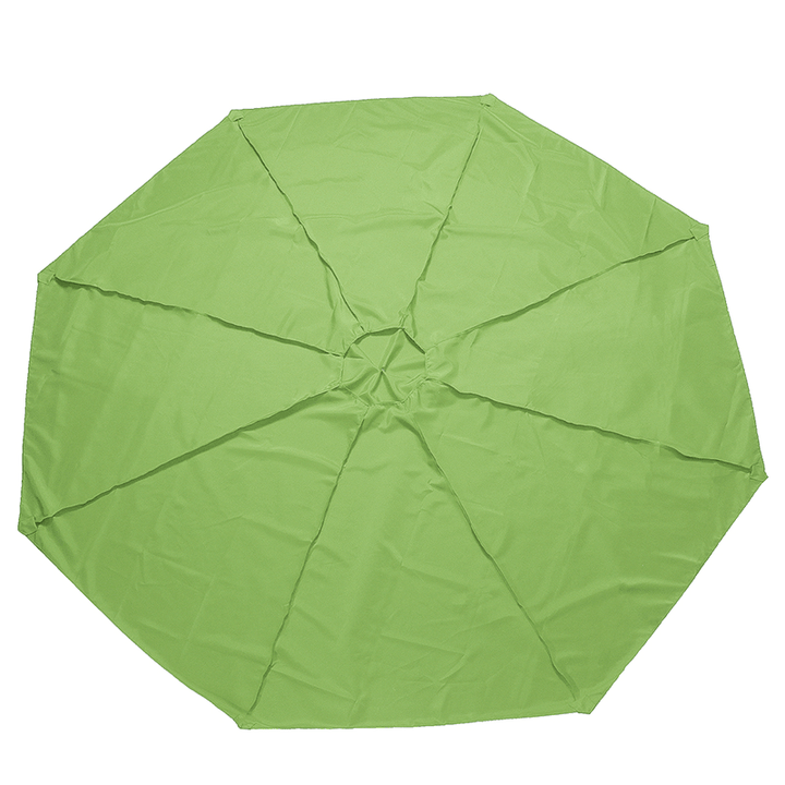 GREATT 3M Outdoor Umbrella Canopy Replacement Fabric Garden Parasol Roof for 8 Arm Sun Cover