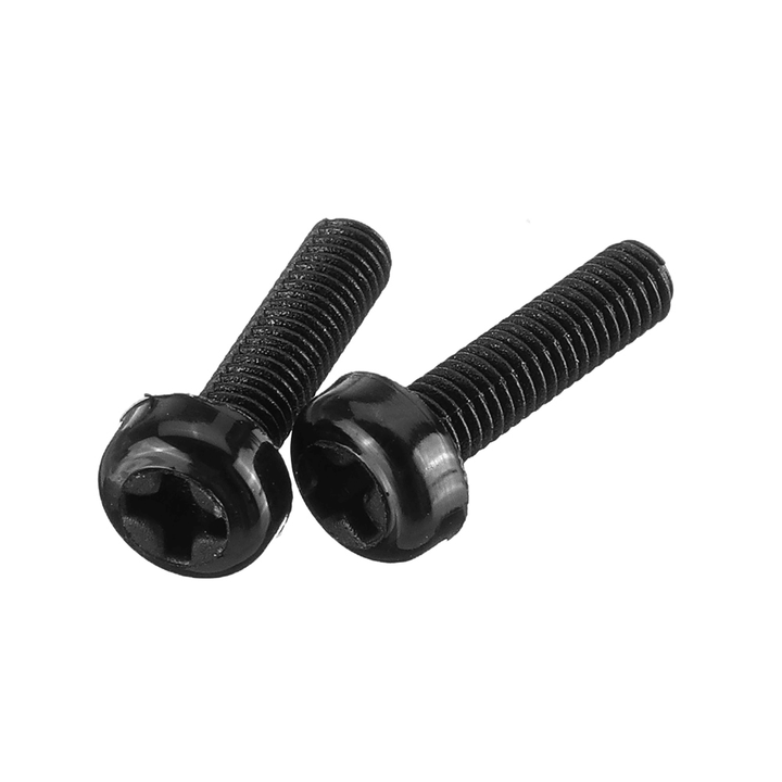 Suleve M3NP3 500Pcs M3 Nylon Screw Bolt Black round Cross Screw Hex Nut Spacer Nylon PCB Assortment