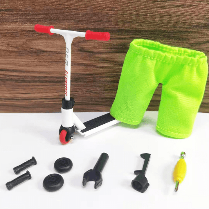 Mini Alloy Finger Scooter Pants Spare Wheel Set