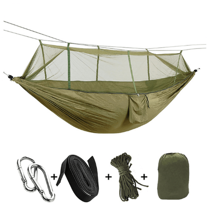 Ultralight Parachute Hammock Hunting Mosquito Net Double Person Sleeping Bed Garden Outdoor Camping Portable Hammock