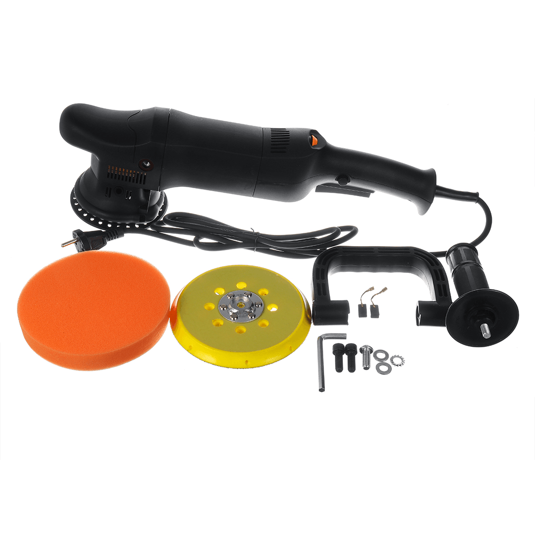 220V 21MM 3800R/MIN 6" Dual Action Polisher D/A Orbital Buffer Sander Car Polishing Machine Pad