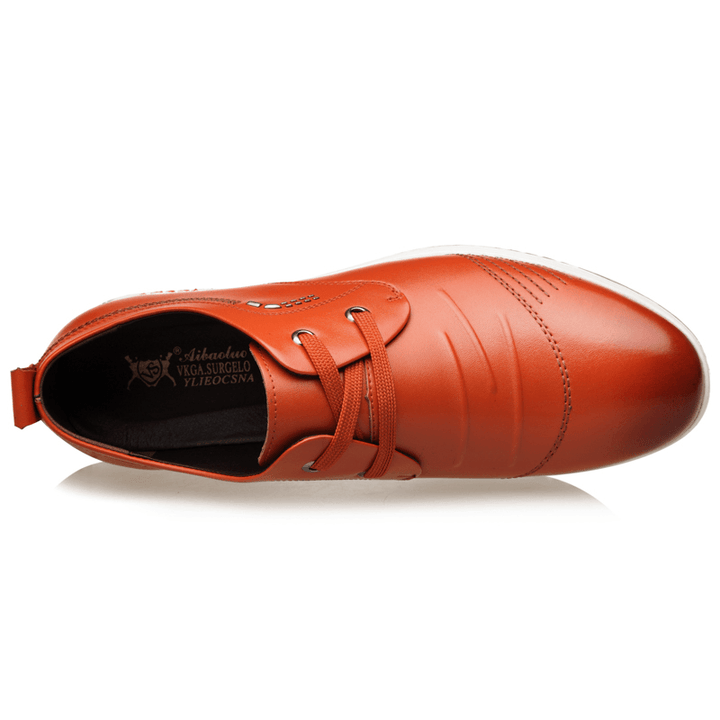 Men Non Slip Soft Casual Leather Shoes