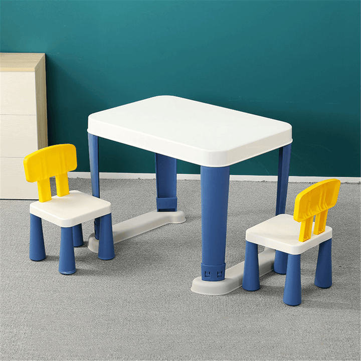 Children Desk and Chair Set Multifunctional Student Adjustable Study Table Kids Writing Desk Combination Stationery Supplies