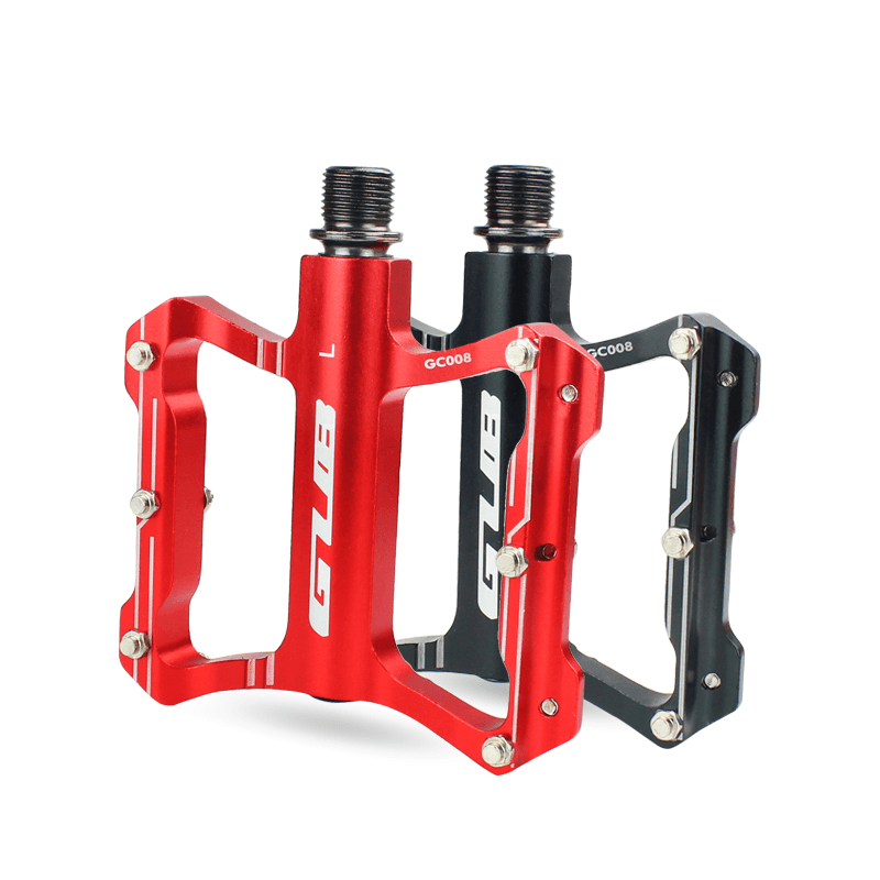 GUB GC-008 Aluminum Antiskid Bike Pedals for MTB CNC DU 2 Sealed Bearing Flat Platform