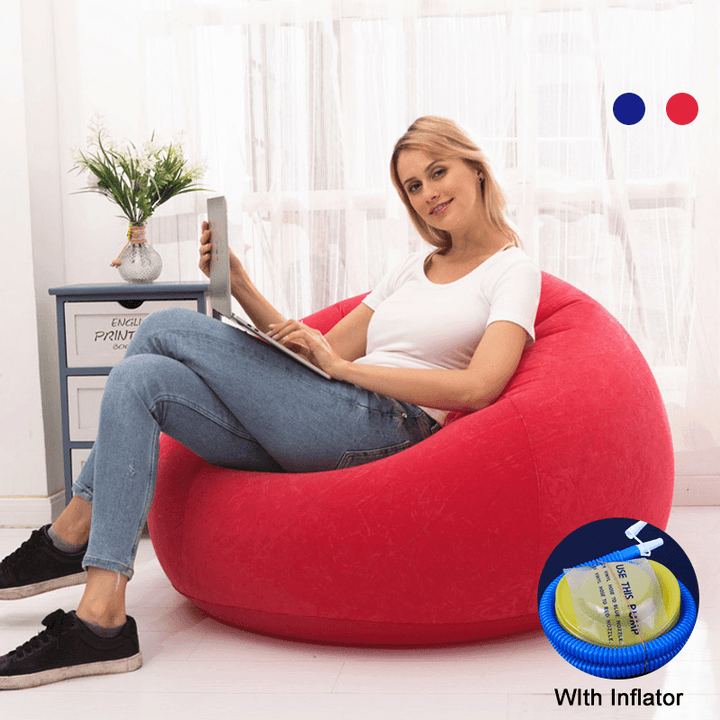 Large Pouf Lazy Sofas Lounger Couch Living Room Furniture Beanbag Tatami