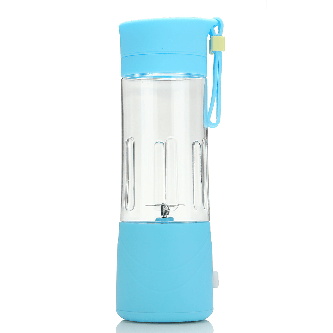 3.6V Portable Blender Smoothie Juicer Cup 14Oz Fruit Mixing Machine with 2000Mah USB Rechargeable Blender for Home