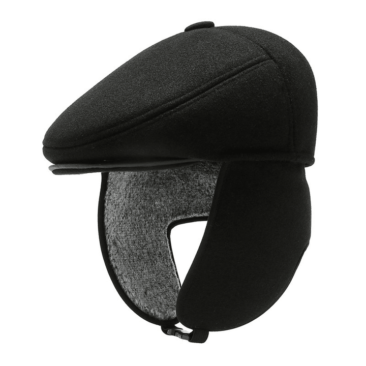 Thickened Earmuffs and Velvet Warm Cotton Cap