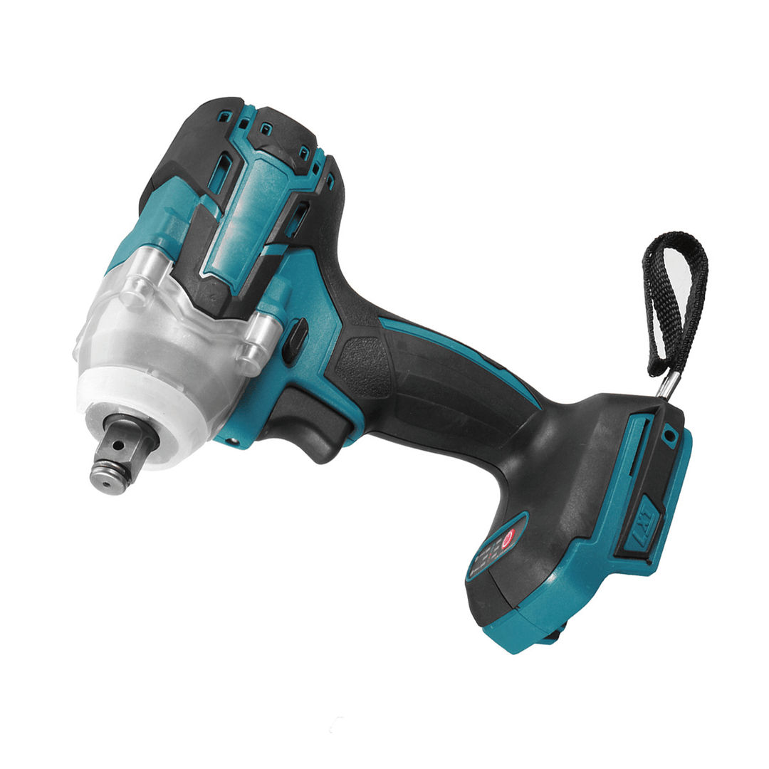 188VF 588N.M. Li-Ion Cordless Electric 1/2" Wrench Socket Rechargeable Power Tool W/ 1/2Pcs Battery