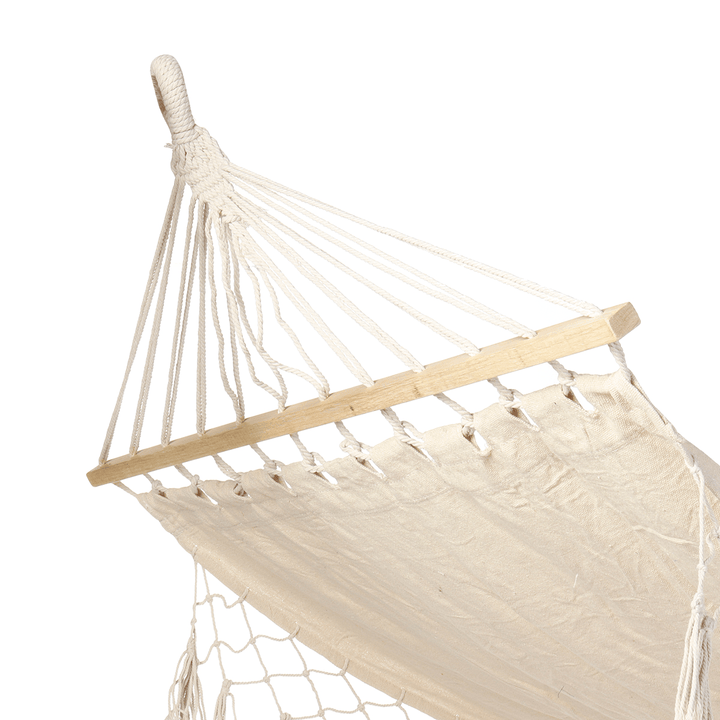 200*100CM Hand-Woven Tassel Hammock Portable Outdoor Tent Hanging Swing Hiking Chair for Camping