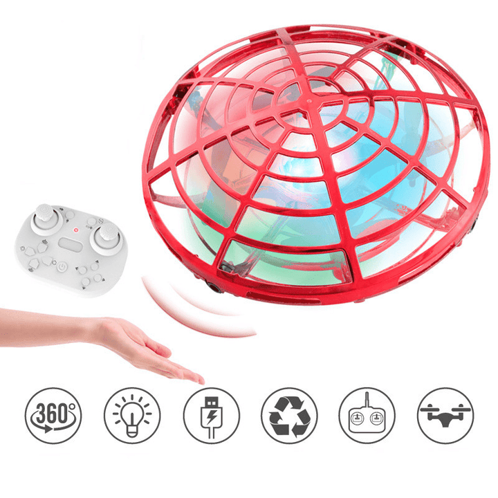 Colorful Light Remote Control Quadcopter Toy