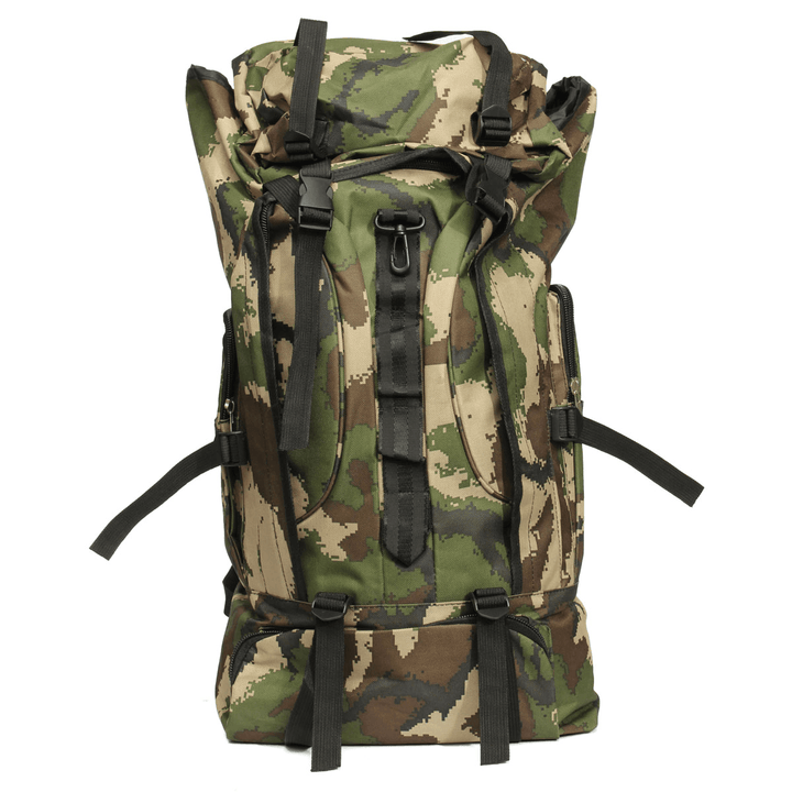 80L Outdoor Tactical Bag Climbing Backpack Waterproof Sports Travel Hiking Camping Rucksack - MRSLM