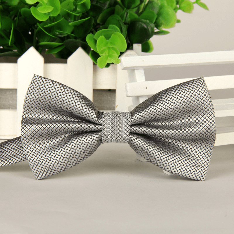 Bow Tie Men'S Polyester Yarn Casual Jacquard