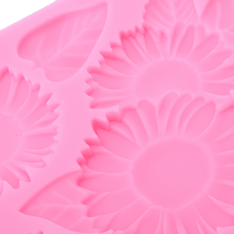 Food Grade Silicone Cake Mold DIY Chocalate Cookies Ice Tray Baking Tool Flowers and Leaves Shape