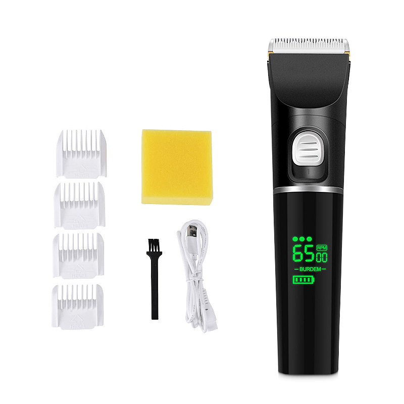 C8 Rechargeable Electric Hair Clipper Professional LED Power Display Hair Cutter Men'S Cordless Hair Cutting Barber Machine Powerful Baby Child Trimmer