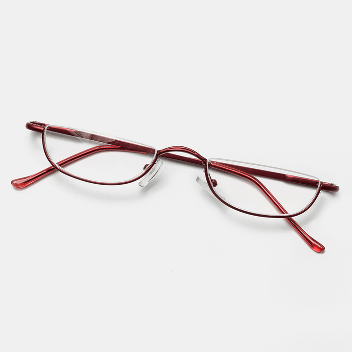 2 Color Half Frame Half Arc Frame Reading Glasses