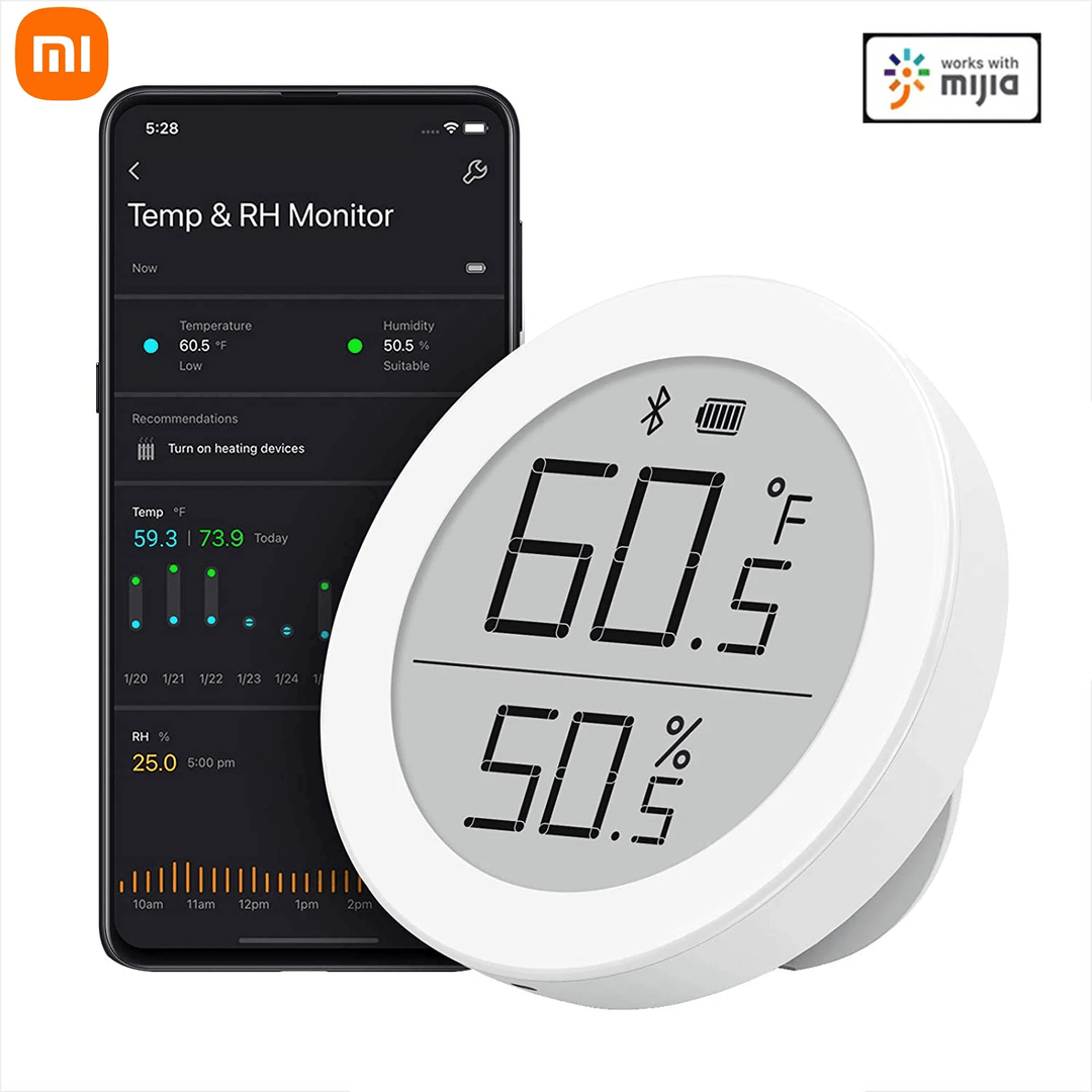 Cleargrass H Version Bluetooth Thermometer Hygrometer for Apple Siri Temperature and Humidity Sensor Supports from Xiaomi Youpin