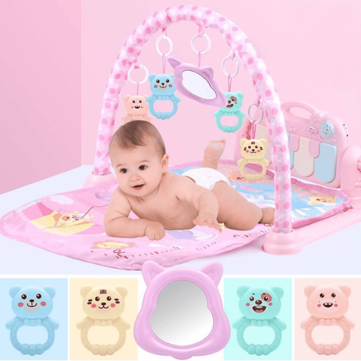 3 in 1 Baby Infant Gym Play Mat Fitness Music Piano Pedal Educational Toys USB Baby Play Mat