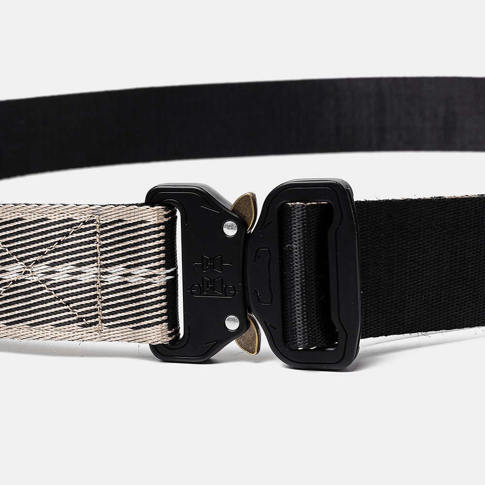 160Cm Nylon Waist Leisure Belts Zinc Alloy Tactical Belt Quick Release Inserting Buckles