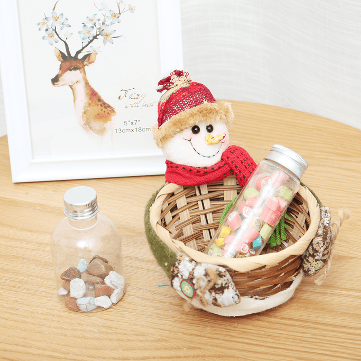 Christmas Decoration Candy Basket Desktop Ornaments Children Candy Basket Decoration Candy Box - MRSLM