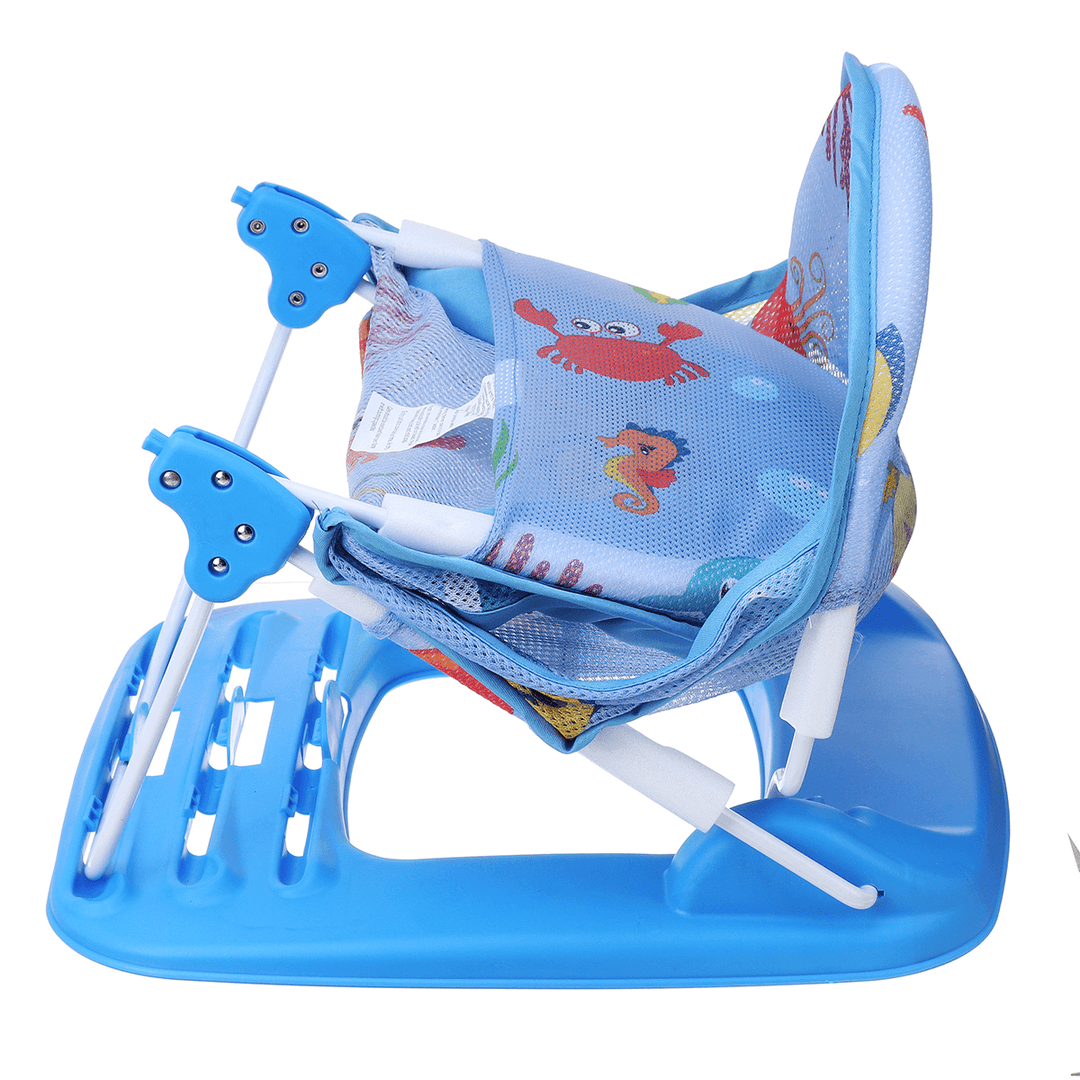 Baby Swing Seat Folding Portable Baby Bath Shower Chair for 0~12 Month Baby