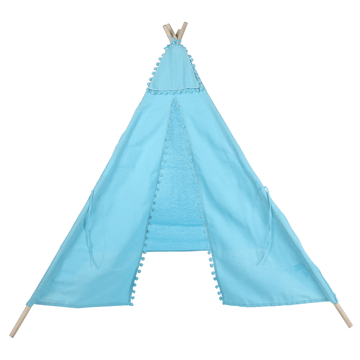 1.6M Kids Play Tent Cotton Teepee Wigwam Sleeping House Indoor Outdoor