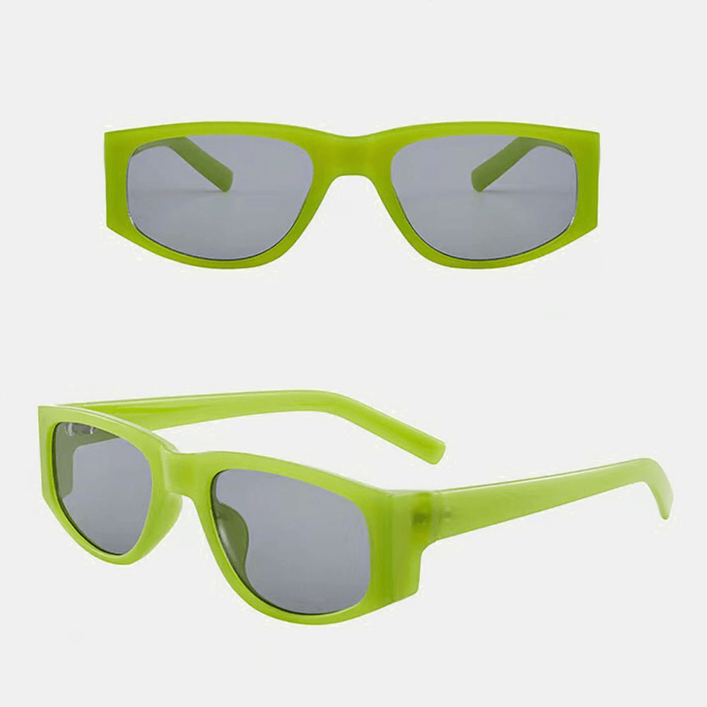 Unisex Retro Full Frame Sunshade Glasses PC Frame Polarized UV Protection Retro Fashion Sunglasses - MRSLM