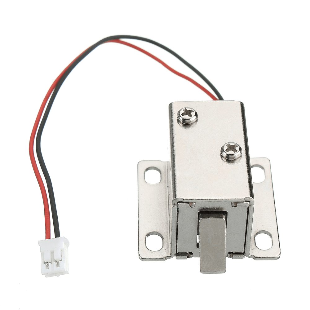 12V DC 0.43A Cabinet Drawer Electric Door Lock Assembly Solenoid Lock 27X29X18Mm