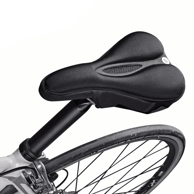 ROCKBROS Sponge Cycling Sport Bike Saddle Soft Pillow Seat Breathing Non Slip Hollow Saddle