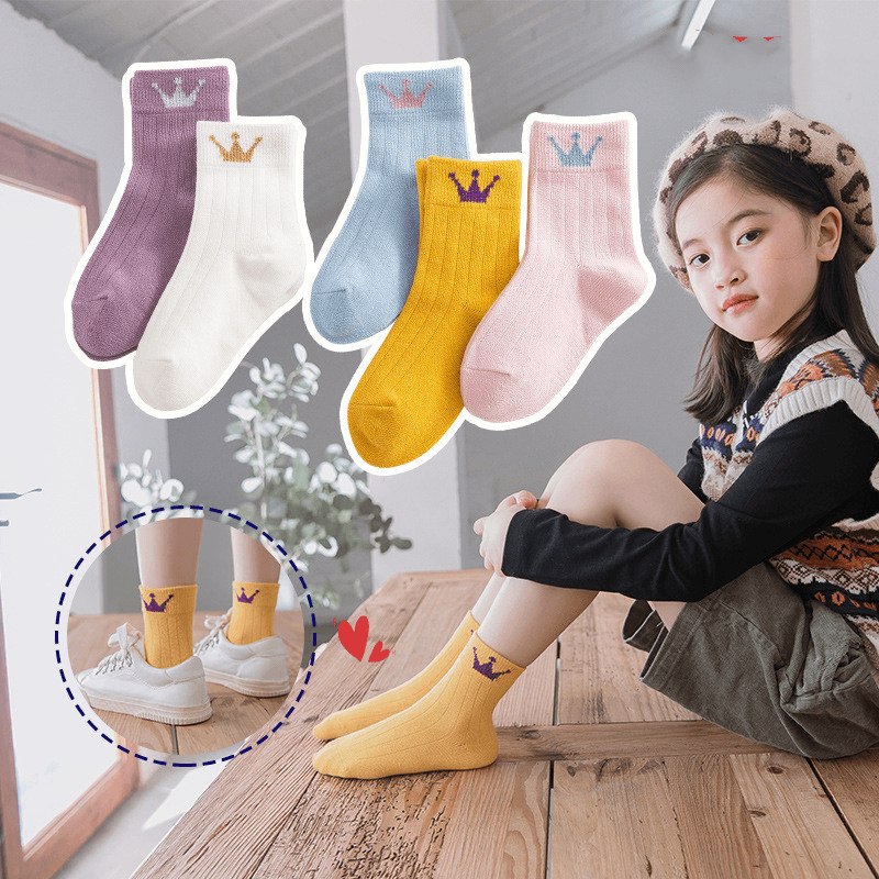 Children'S Socks Autumn and Winter Combed Cotton Cartoon - MRSLM