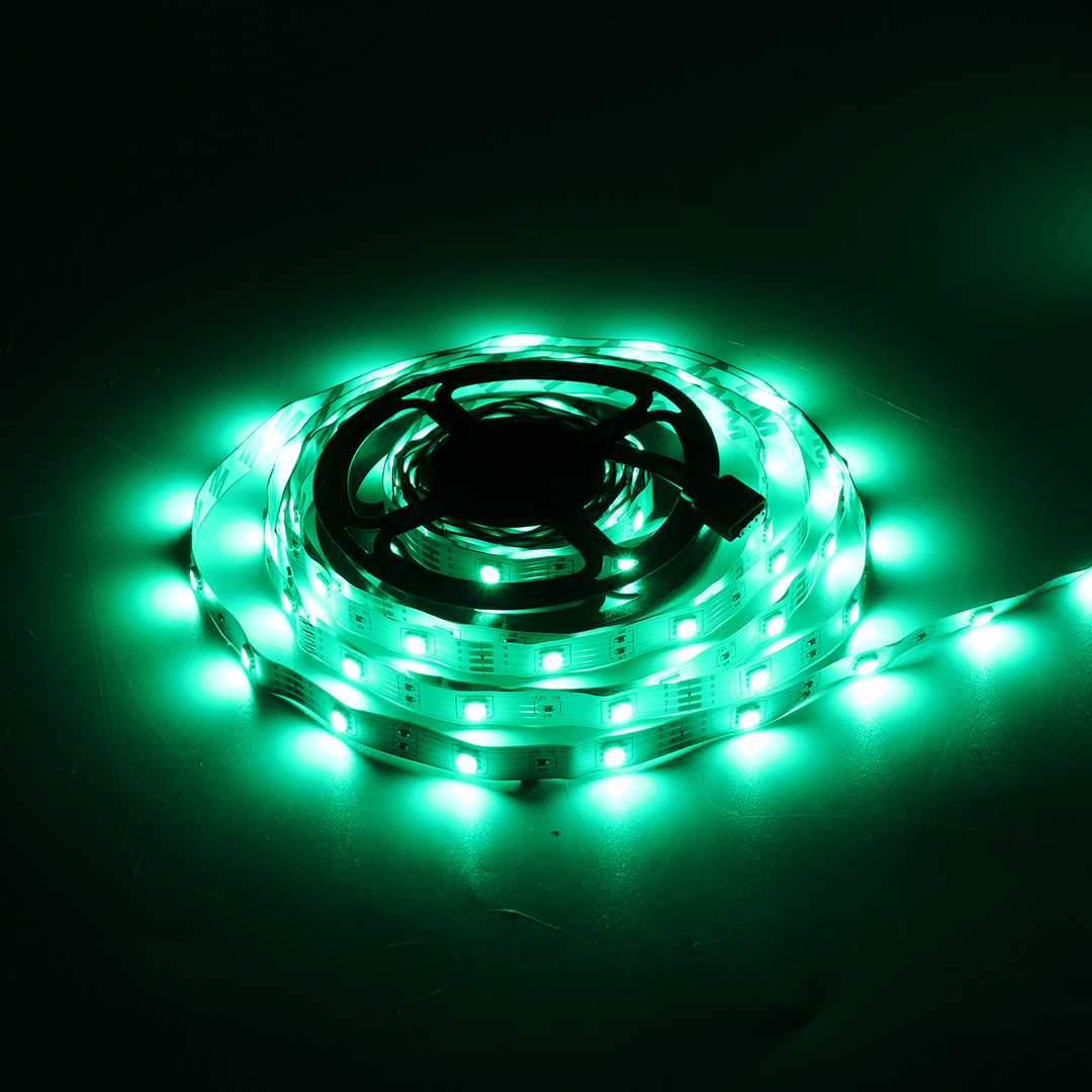 5M LED Light Strip Flexible Lamp 5050 SMD 44-Key Remote Controller RGB Colorful Changing String Lights Home Bedroom Lighting