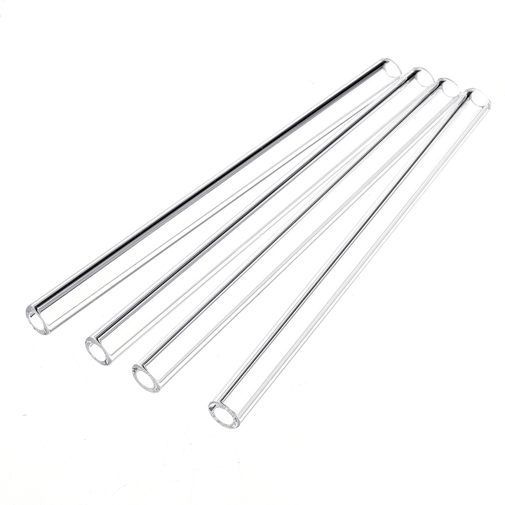 4Pcs Borosilicate Glass Blowing Tube 150Mm X 10Mm X 2.2Mm