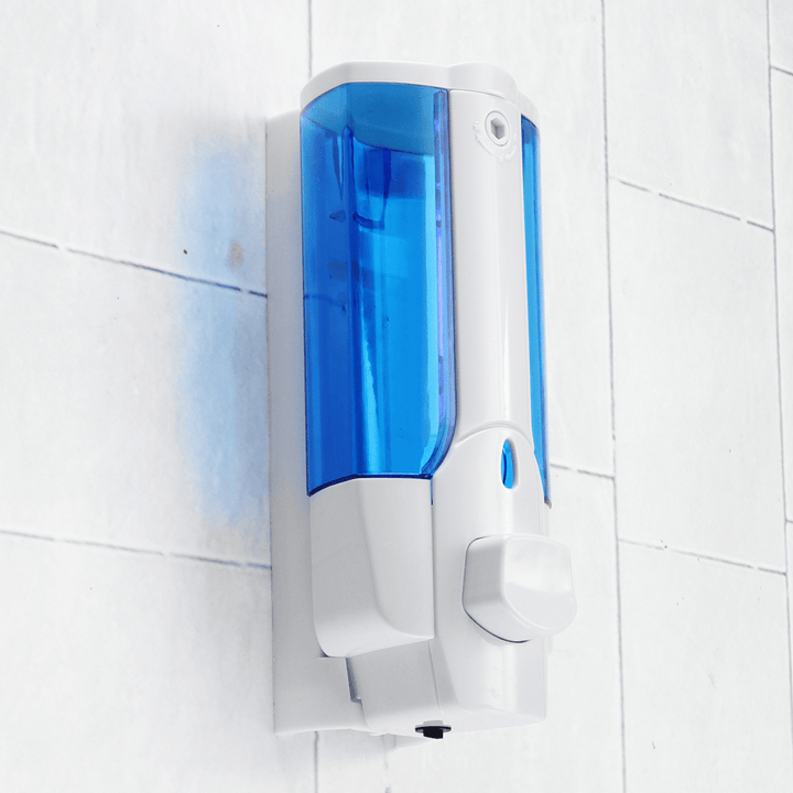 400Ml Single/Double Row Shower Soap Dispenser Wall Mounted Liquid Shampoo Plastic Bathroom Accessories Detergent