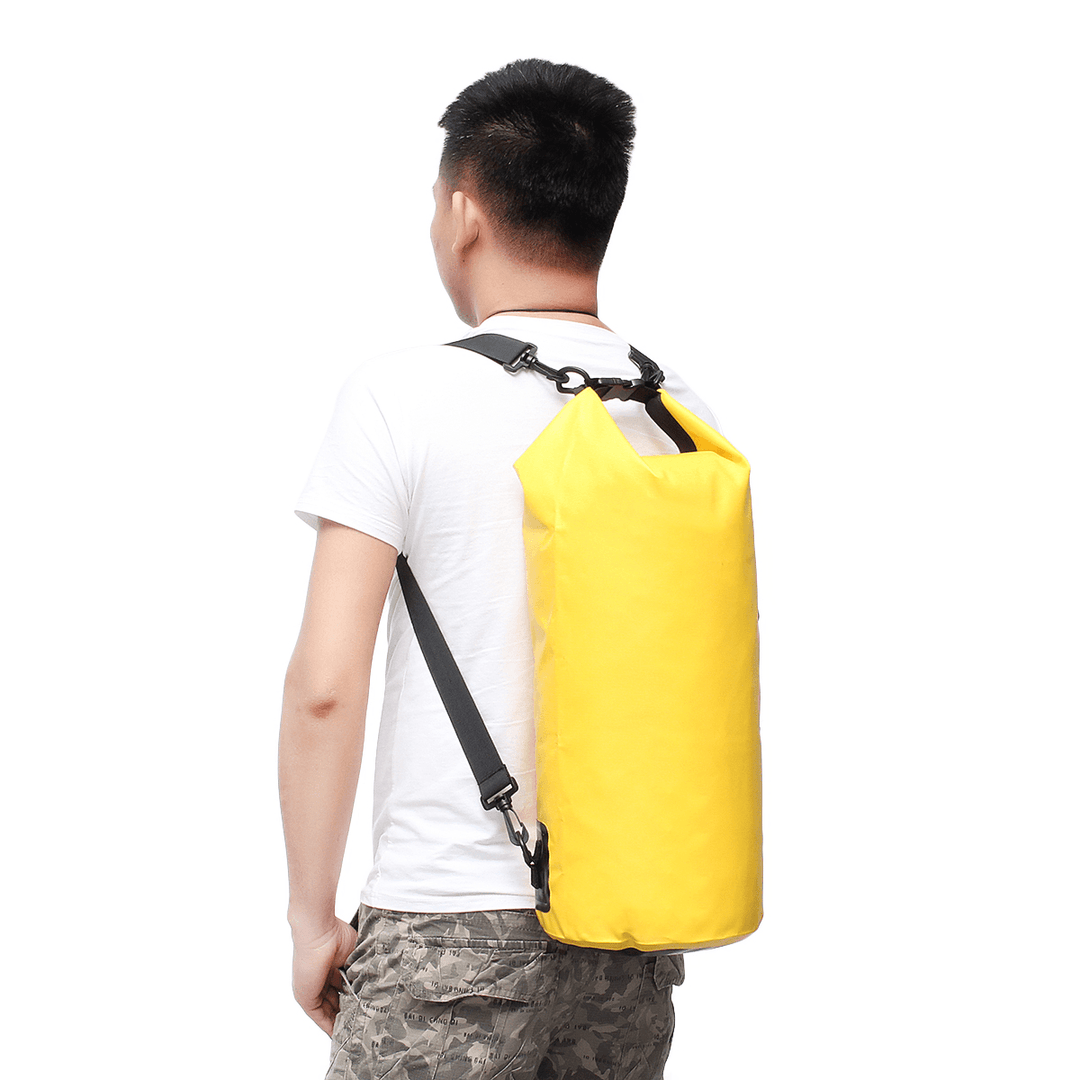 15L Sports Waterproof Dry Storage Bucket Bag Backpack Custom Outdoor Floating Boating Camping Bag