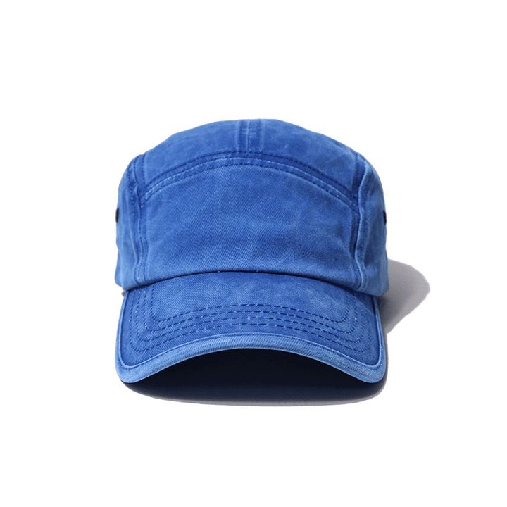 Men'S and Women'S Old Five-Piece Baseball Caps Washed Retro