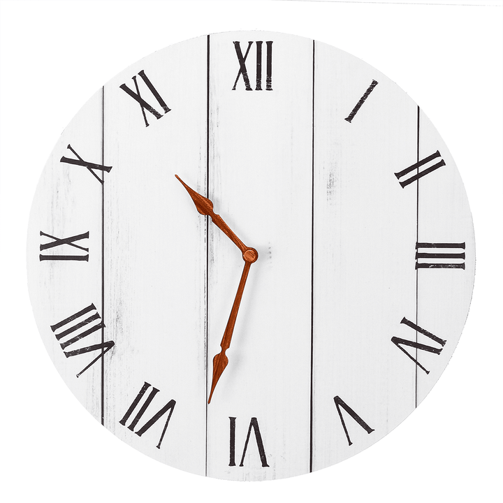 11 Inch DIY Wooden Wall Clock Diameter 28CM round Room Home Bar Office Decor