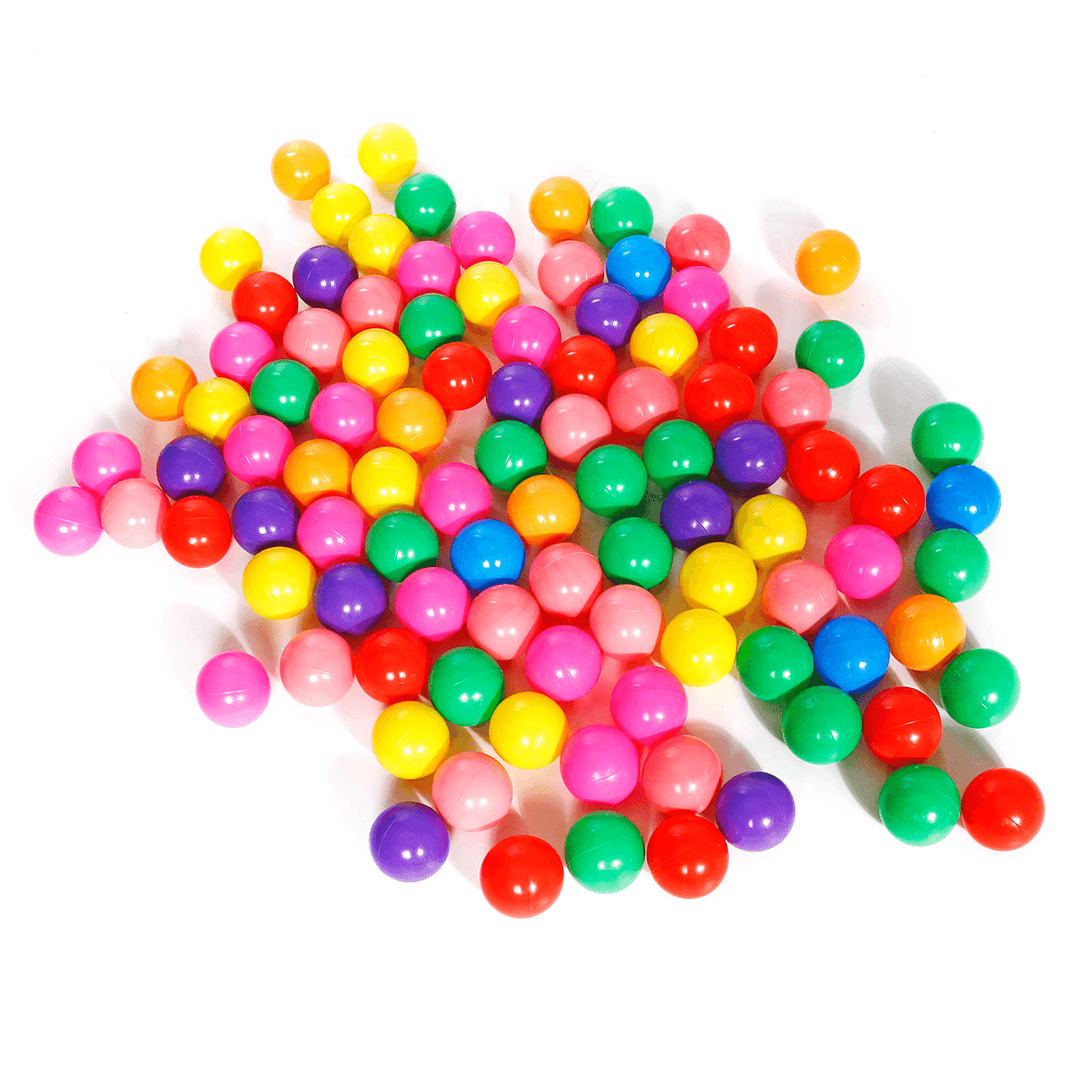 100Pcs/Lot Eco-Friendly Colorful Ball Pits Soft Plastic Ocean Ball Transparent Water Ocean Wave Ball Toys for Children Kid Baby