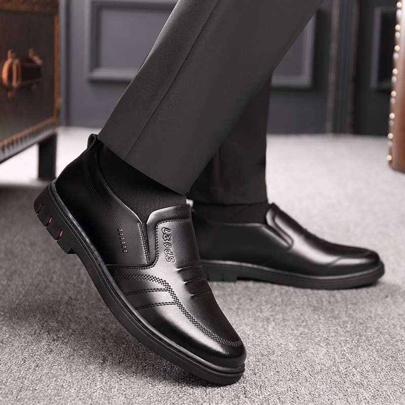 Microfiber Soft Leather Business Casual Office Oxfords