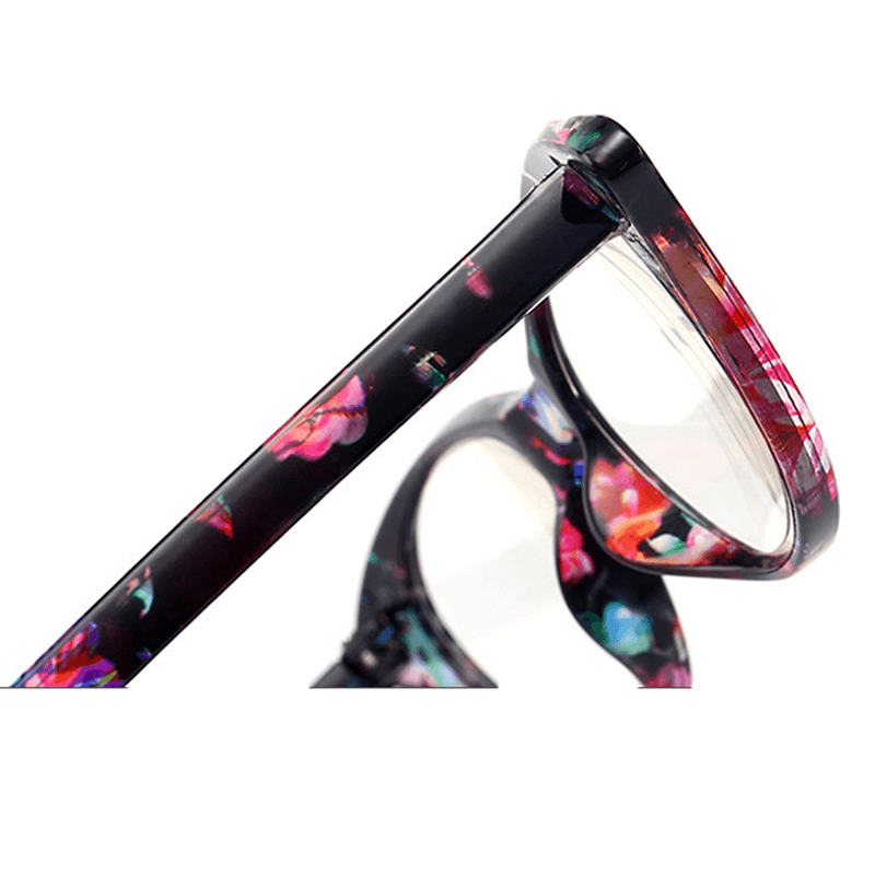 Women Cat Eye Flower Frame Reading Glasses