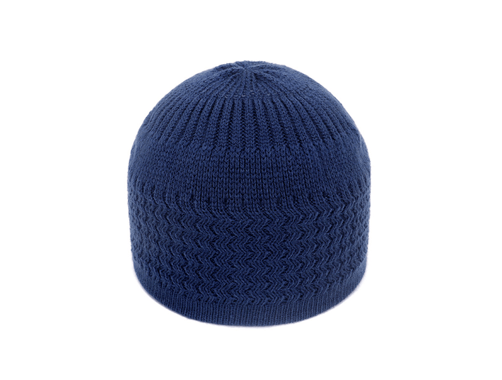 Autumn and Winter Hedging Knitted Wave Jacquard Neutral Dome Warm Woolen Toe Cap