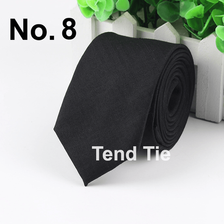 Men'S Tie New Ultra-Narrow Wool Elegant Atmosphere