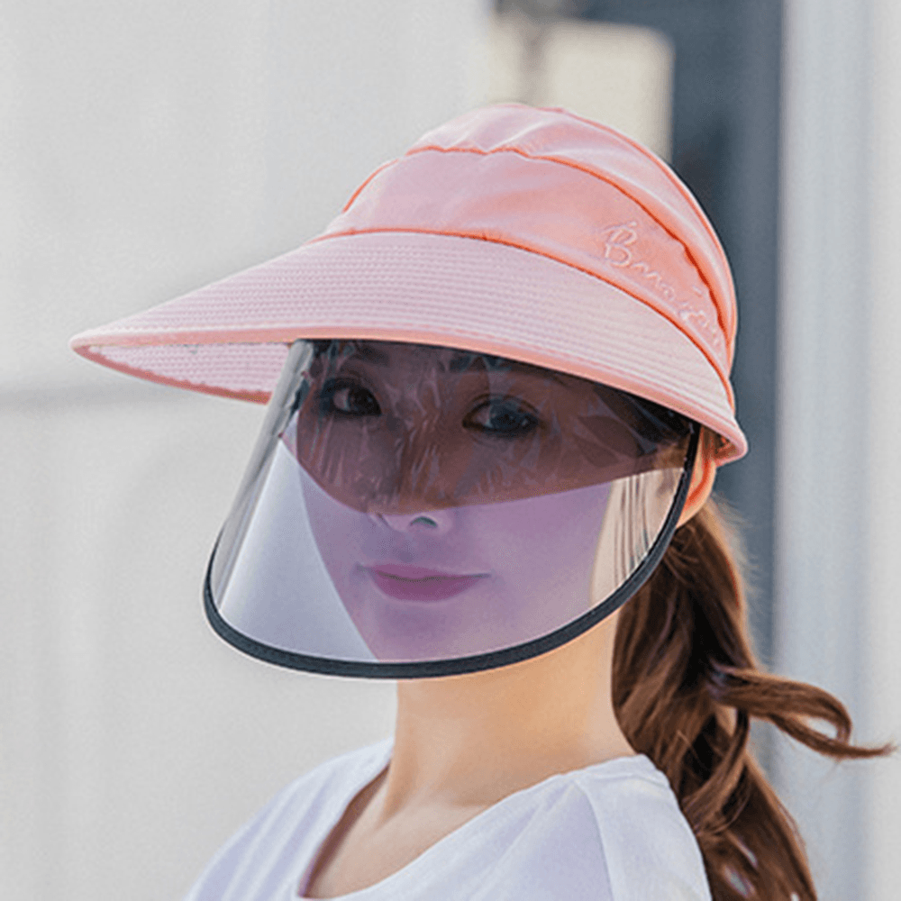 Women'S Sun Hat Anti-Uv Visor Anti-Fog Caps