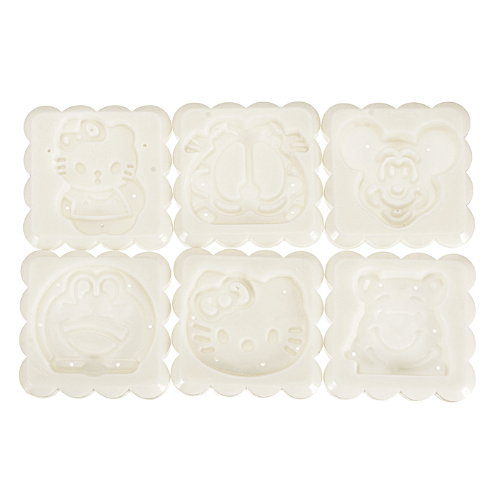 4 Sets Mooncake Pastry Press Mold 100G 50G DIY Flower Pattern Mould Decor W/ 20 Stamps round Square