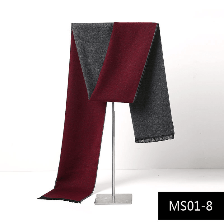 Men'S Autumn and Winter Cashmere Warm Scarf